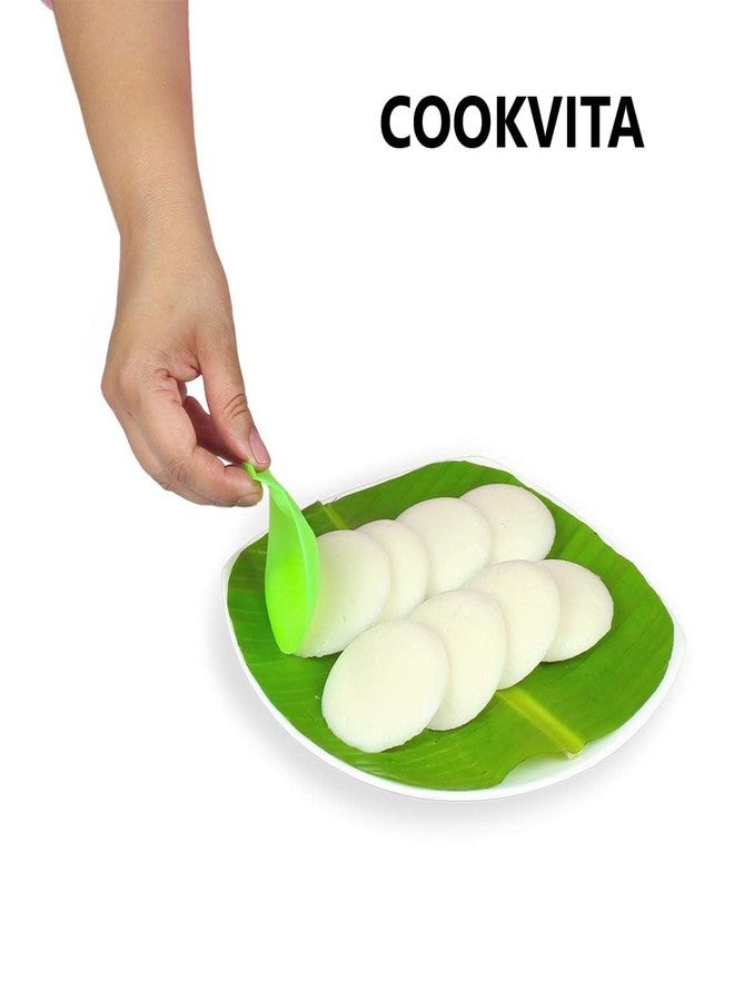 COOKVITA قوالب إيدلي سيليكون ممتازة من كوكفيتا | صانعة إيدلي | بطانات إيدلي أصلية، أخضر | متعددة الاستخدامات - صانعة دوكلا | صانعة كب كيك | صانعة مافن | غير لاصقة | إيدلي دائرية مثالية | سيليكون غذائي | خالية من مادة BPA | أقل هدر للعجين | لا تحتاج إلى دهن | آمنة للاستخدام في الفرن والميكروويف وغسالة الصحون (16 قطعة) - Image 2